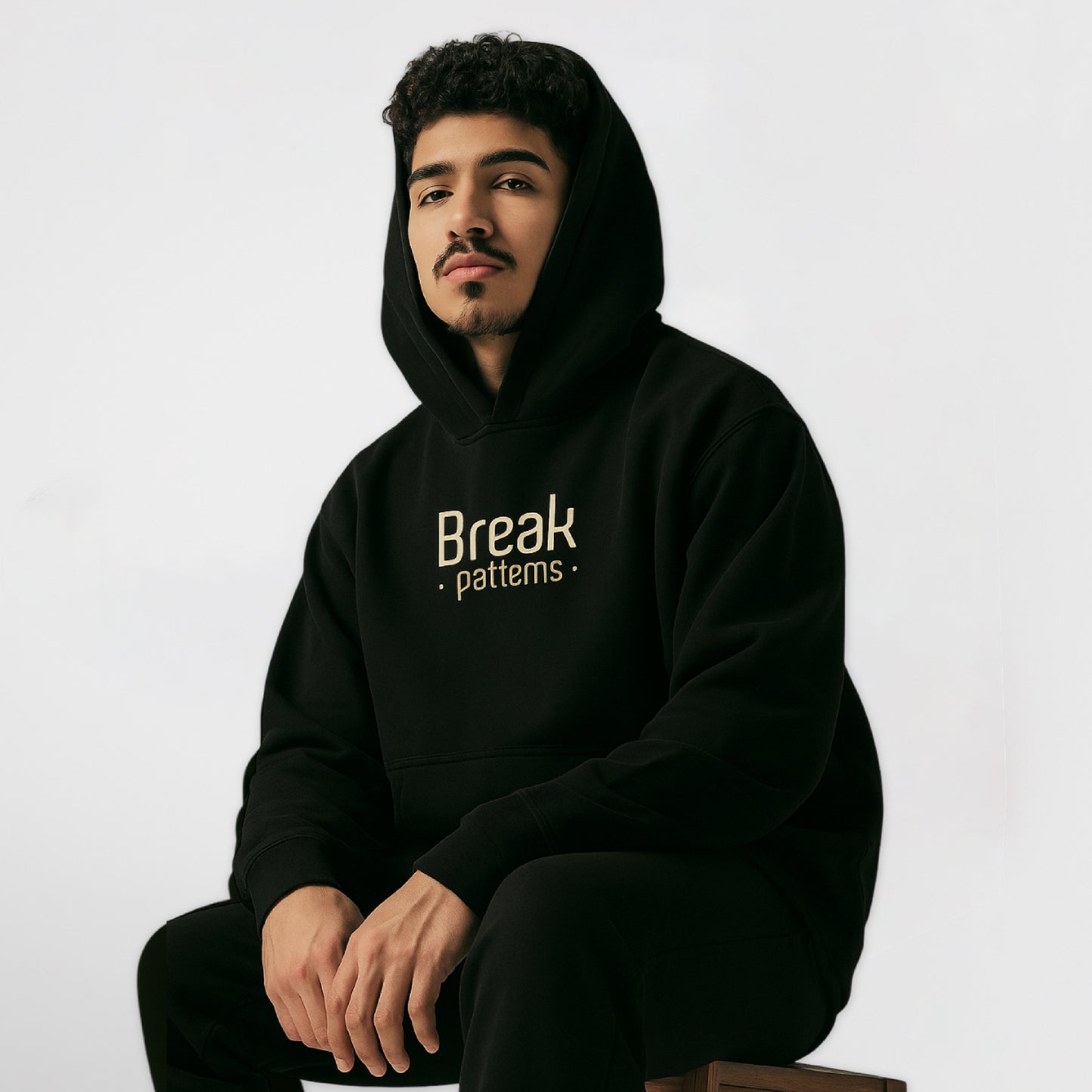 Sudadera unisex de diferentes colores con capucha y bolsillos - Break patterns