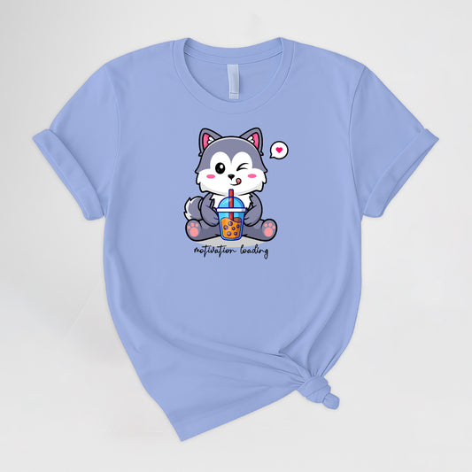 Camiseta para mujer suave y fresca - cargando baterías con café