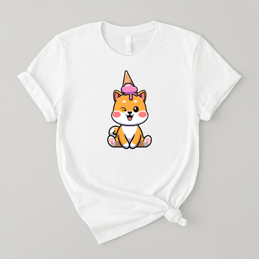 Camiseta para mujer suave y fresca - gato con barquilla se sombrero