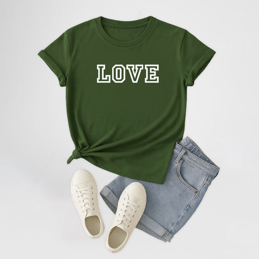 Camiseta básica para mujer - Love